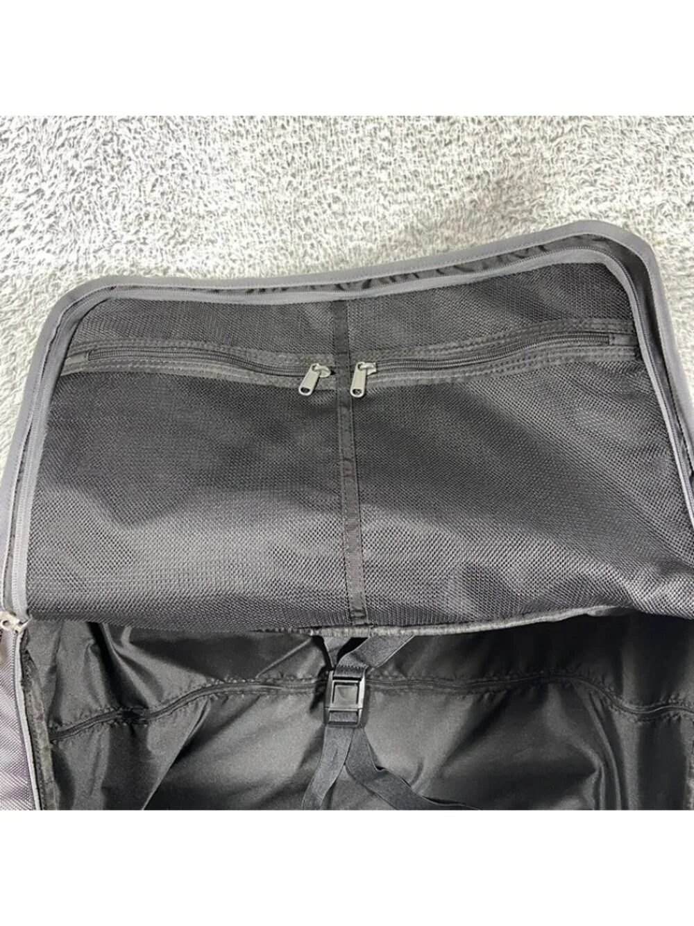 Nike 3BRAND Rolling Duffle Bag Travel Luggage Grey MAT044-F99